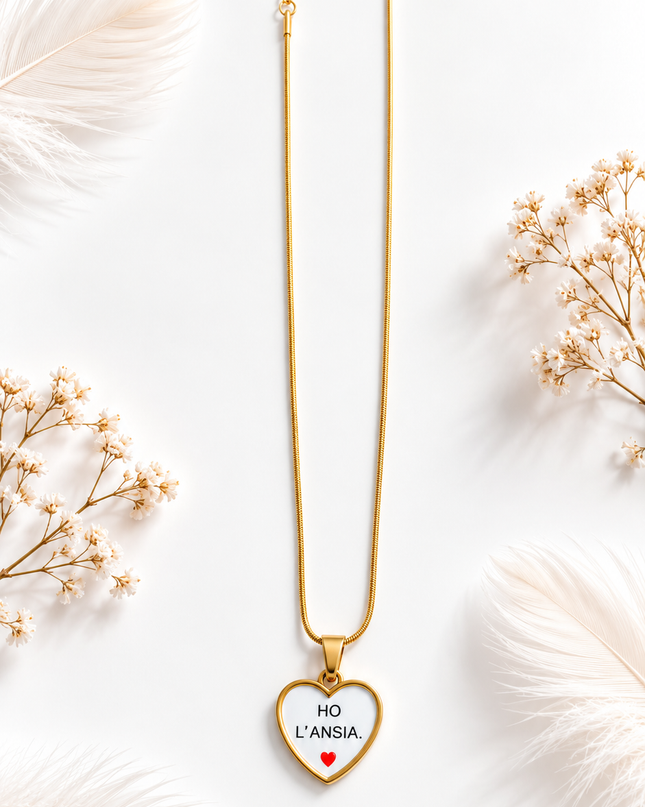 Collana con charm “Ho l’ ansia “
