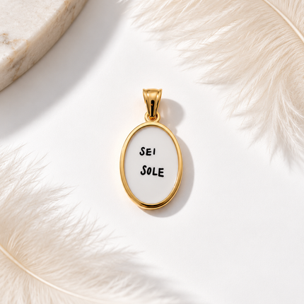 Collana con charm “ Sei sole”