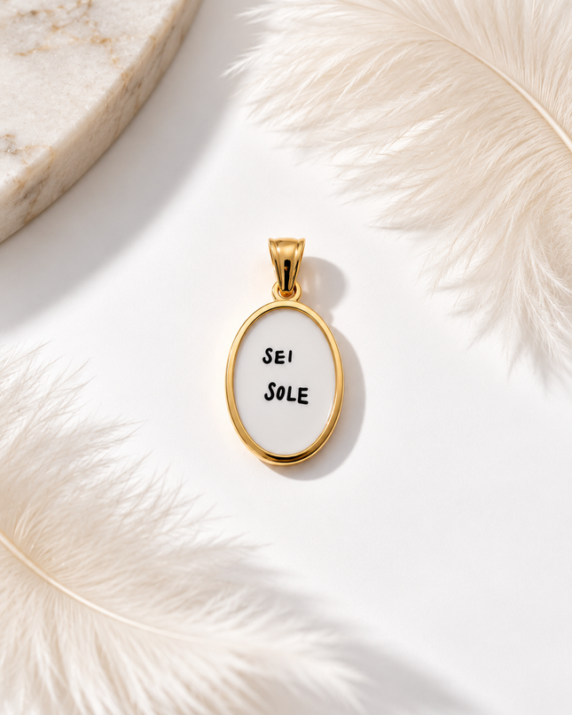 Collana con charm “ Sei sole”