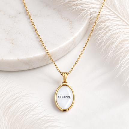Collana con charm “ sempre”