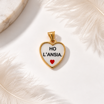 Collana con charm “Ho l’ ansia “