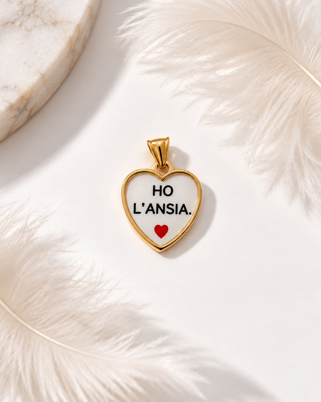 Collana con charm “Ho l’ ansia “