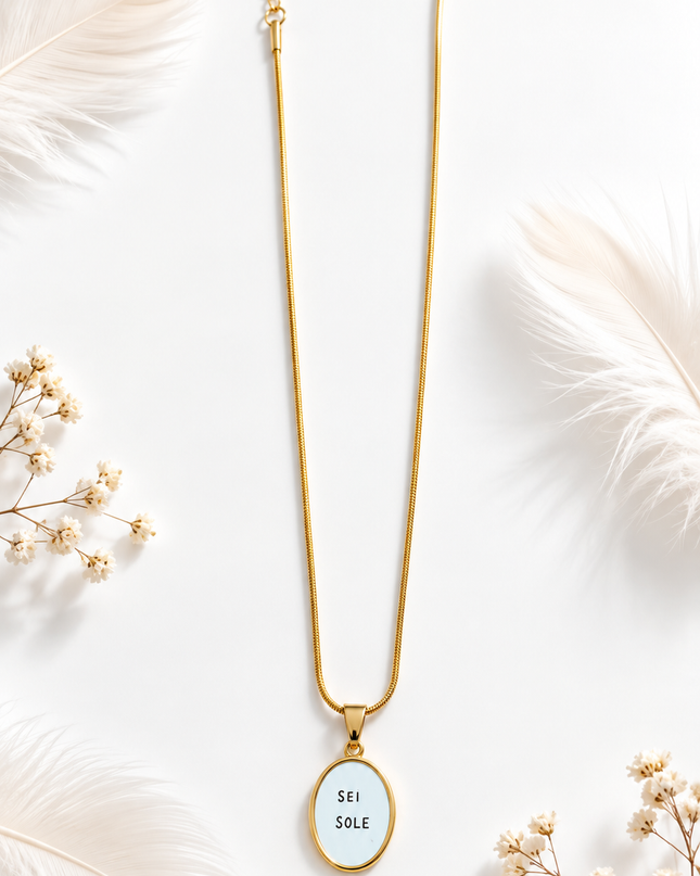 Collana con charm “ Sei sole”